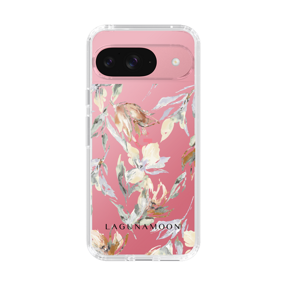 Slim Protection Case［ LAGUNAMOON - NuanceFlower - Clear ］