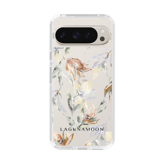Slim Protection Case［ LAGUNAMOON - NuanceFlower - Clear ］