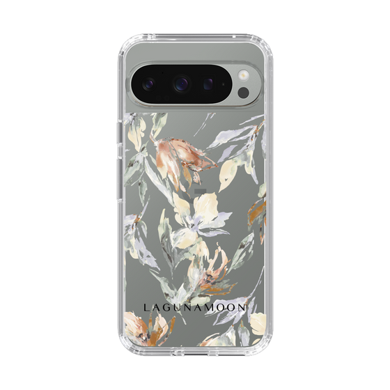 Slim Protection Case［ LAGUNAMOON - NuanceFlower - Clear ］