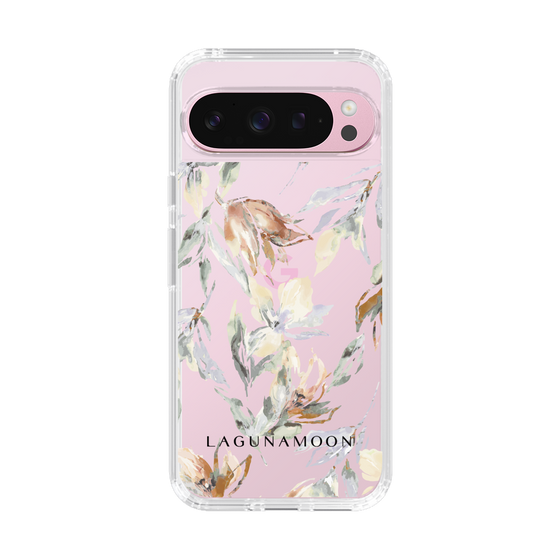 Slim Protection Case［ LAGUNAMOON - NuanceFlower - Clear ］