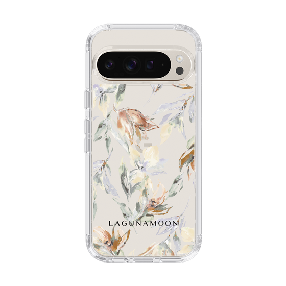 Slim Protection Case［ LAGUNAMOON - NuanceFlower - Clear ］