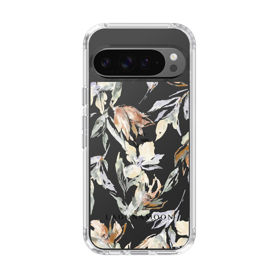 Slim Protection Case［ LAGUNAMOON - NuanceFlower - Clear ］
