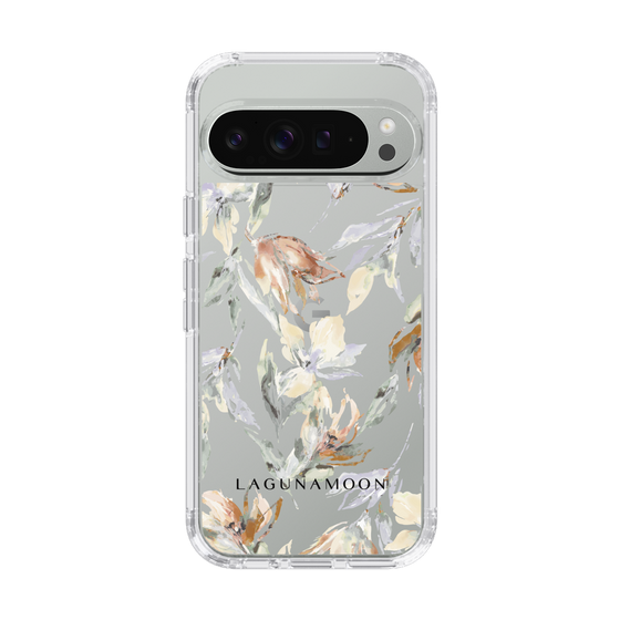 Slim Protection Case［ LAGUNAMOON - NuanceFlower - Clear ］