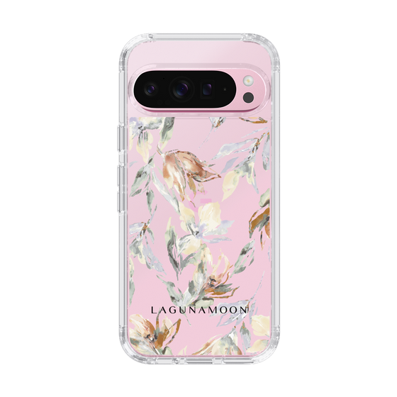 Slim Protection Case［ LAGUNAMOON - NuanceFlower - Clear ］