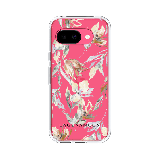 Slim Protection Case［ LAGUNAMOON - NuanceFlower - Clear ］