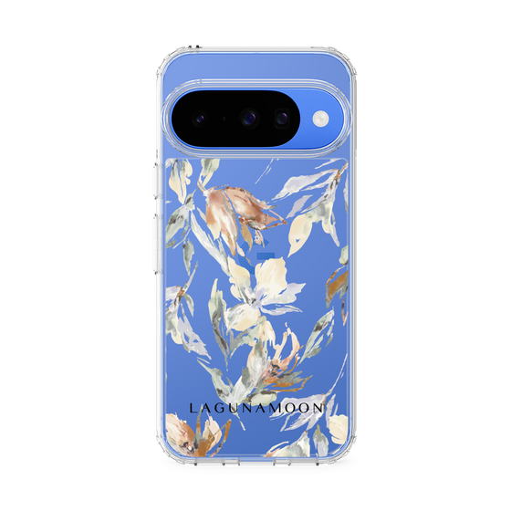 Slim Protection Case［ LAGUNAMOON - NuanceFlower - Clear ］