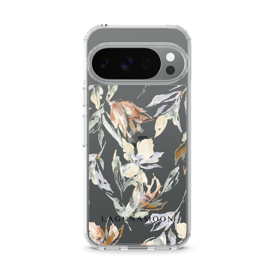Slim Protection Case［ LAGUNAMOON - NuanceFlower - Clear ］