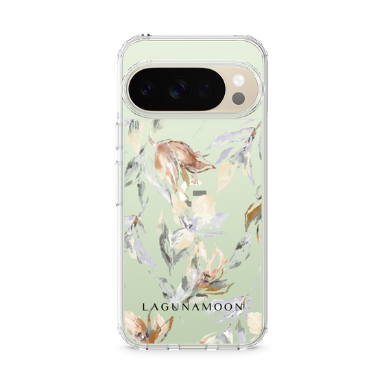 Slim Protection Case［ LAGUNAMOON - NuanceFlower - Clear ］