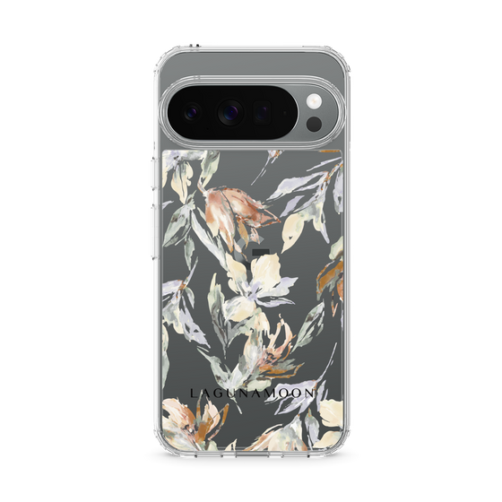 Slim Protection Case［ LAGUNAMOON - NuanceFlower - Clear ］