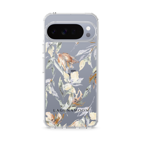 Slim Protection Case［ LAGUNAMOON - NuanceFlower - Clear ］