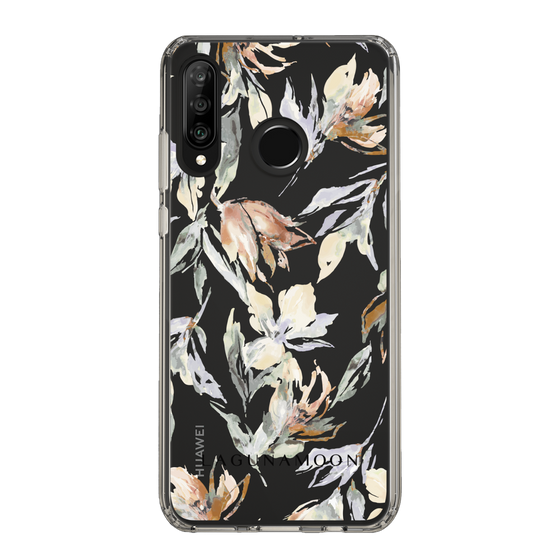 Slim Protection Case［ LAGUNAMOON - NuanceFlower - Clear ］
