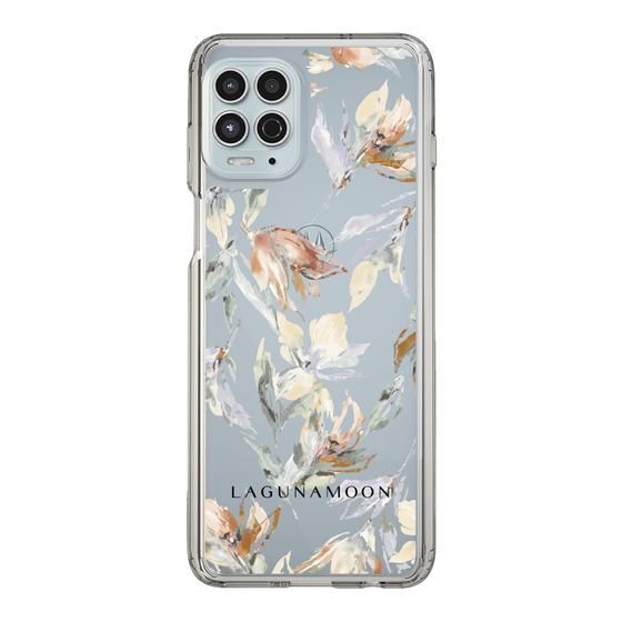 Slim Protection Case［ LAGUNAMOON - NuanceFlower - Clear ］
