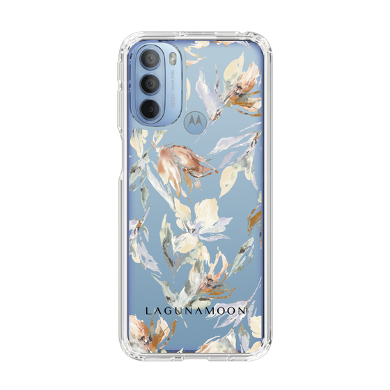 Slim Protection Case［ LAGUNAMOON - NuanceFlower - Clear ］