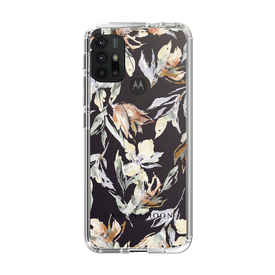 Slim Protection Case［ LAGUNAMOON - NuanceFlower - Clear ］