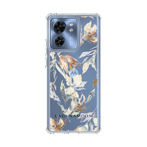 Slim Protection Case［ LAGUNAMOON - NuanceFlower - Clear ］
