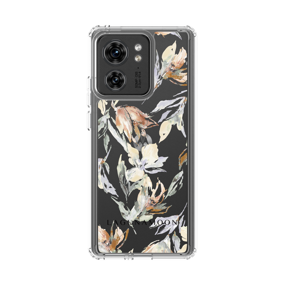 Slim Protection Case［ LAGUNAMOON - NuanceFlower - Clear ］