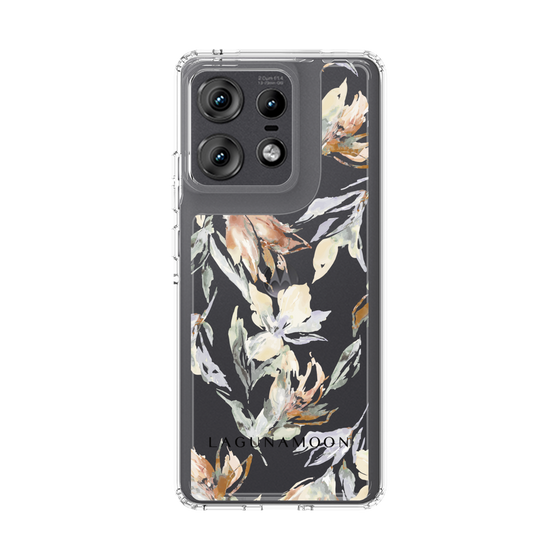 Slim Protection Case［ LAGUNAMOON - NuanceFlower - Clear ］