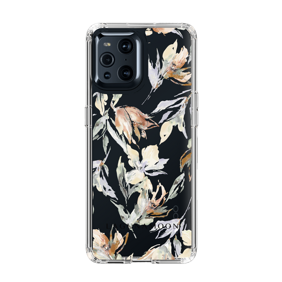 Slim Protection Case［ LAGUNAMOON - NuanceFlower - Clear ］