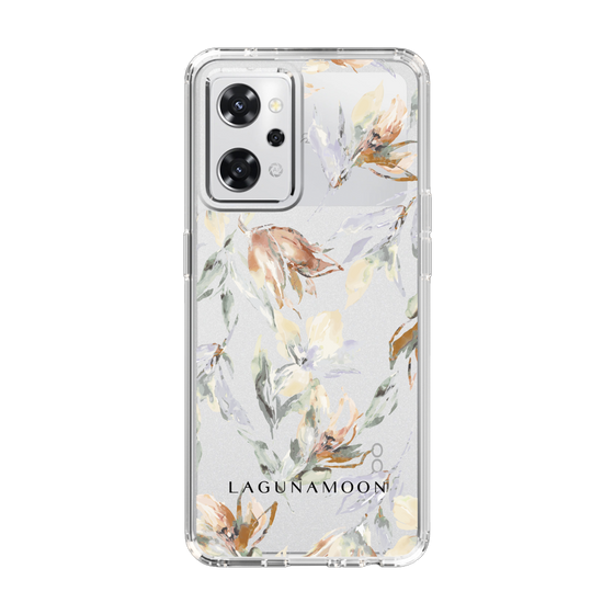 Slim Protection Case［ LAGUNAMOON - NuanceFlower - Clear ］