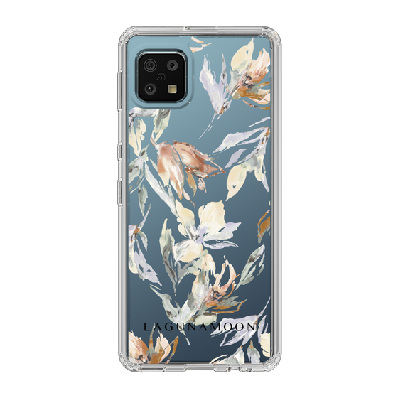 Slim Protection Case［ LAGUNAMOON - NuanceFlower - Clear ］