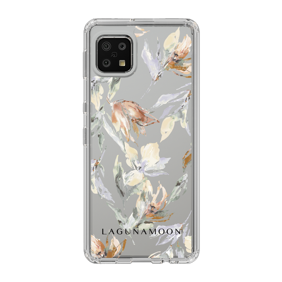 Slim Protection Case［ LAGUNAMOON - NuanceFlower - Clear ］