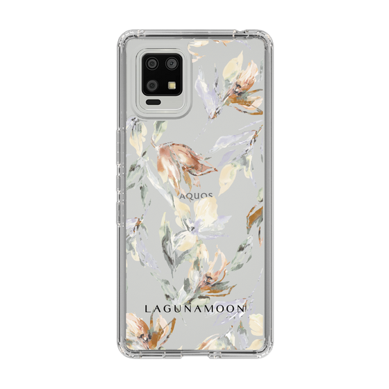 Slim Protection Case［ LAGUNAMOON - NuanceFlower - Clear ］