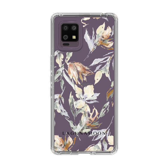 Slim Protection Case［ LAGUNAMOON - NuanceFlower - Clear ］
