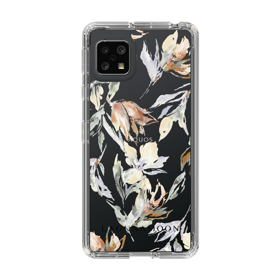 Slim Protection Case［ LAGUNAMOON - NuanceFlower - Clear ］
