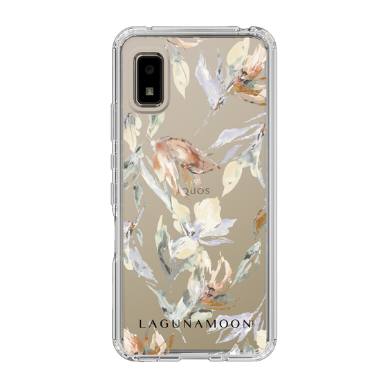 Slim Protection Case［ LAGUNAMOON - NuanceFlower - Clear ］