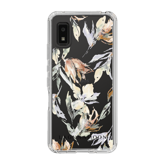 Slim Protection Case［ LAGUNAMOON - NuanceFlower - Clear ］