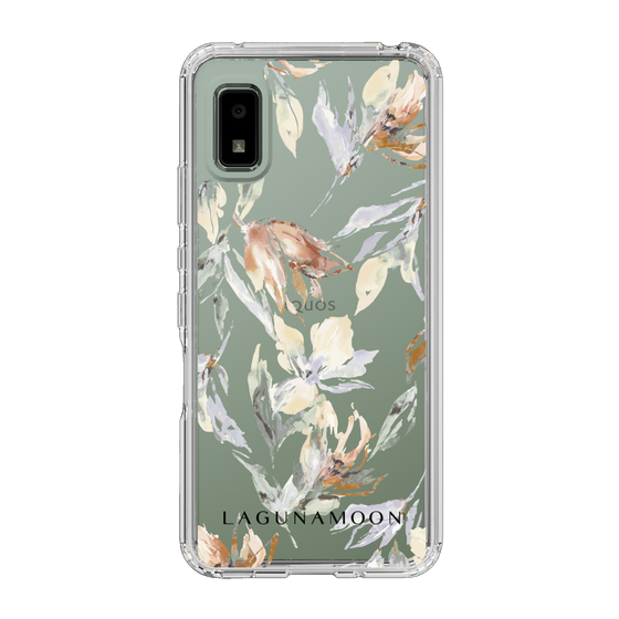 Slim Protection Case［ LAGUNAMOON - NuanceFlower - Clear ］