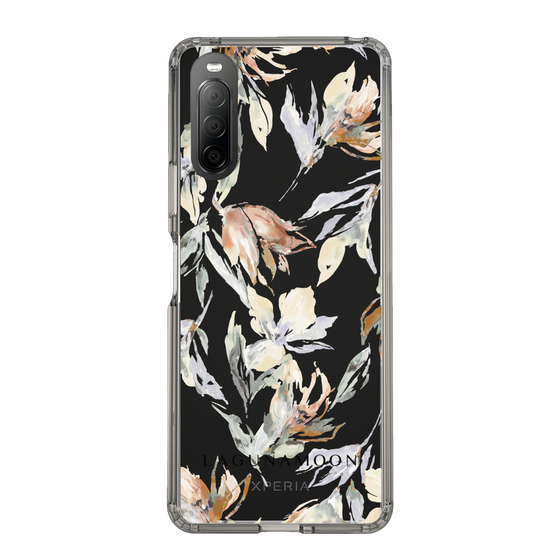 Slim Protection Case［ LAGUNAMOON - NuanceFlower - Clear ］