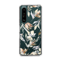 Slim Protection Case［ LAGUNAMOON - NuanceFlower - Clear ］