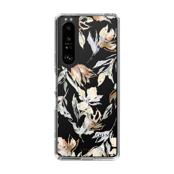 Slim Protection Case［ LAGUNAMOON - NuanceFlower - Clear ］