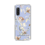 Slim Protection Case［ LAGUNAMOON - NuanceFlower - Clear ］