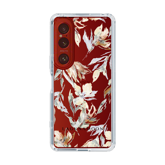 Slim Protection Case［ LAGUNAMOON - NuanceFlower - Clear ］