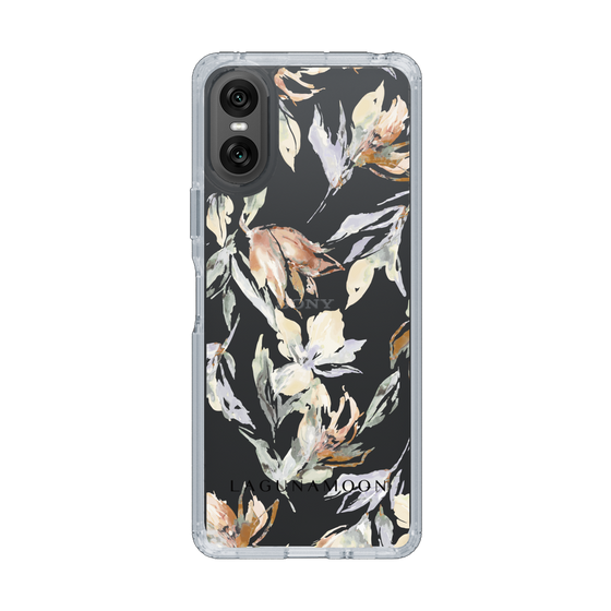 Slim Protection Case［ LAGUNAMOON - NuanceFlower - Clear ］