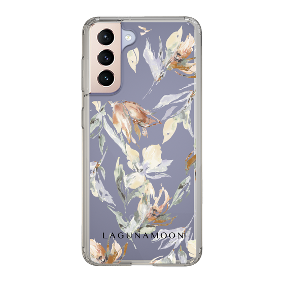 Slim Protection Case［ LAGUNAMOON - NuanceFlower - Clear ］
