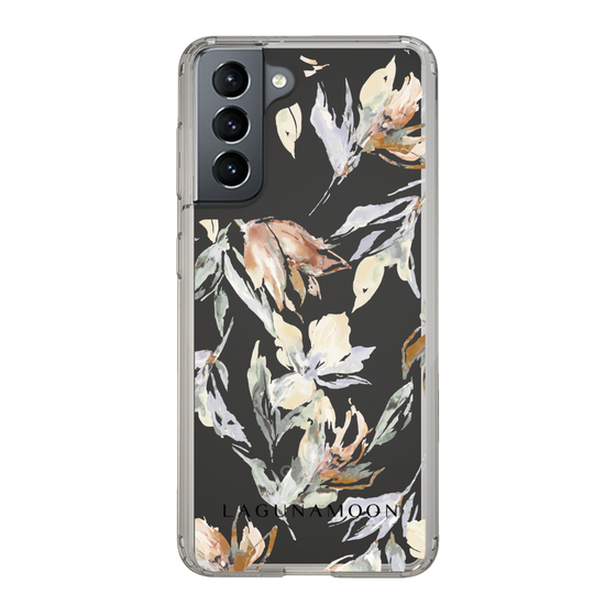 Slim Protection Case［ LAGUNAMOON - NuanceFlower - Clear ］