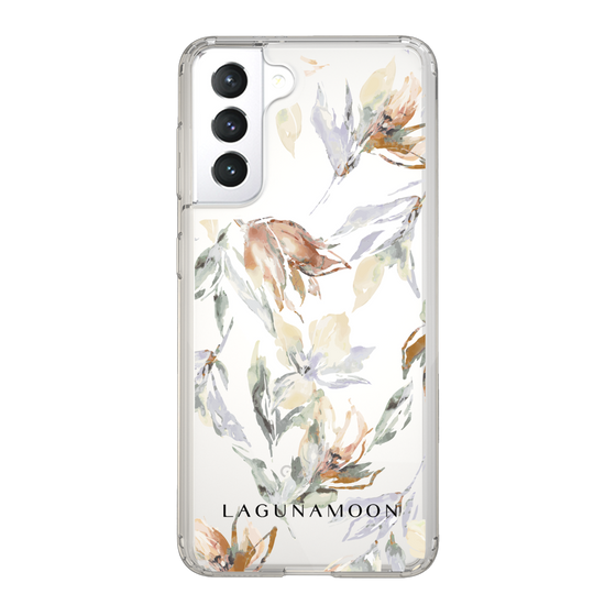 Slim Protection Case［ LAGUNAMOON - NuanceFlower - Clear ］