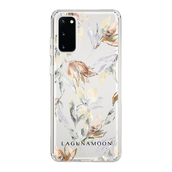 Slim Protection Case［ LAGUNAMOON - NuanceFlower - Clear ］