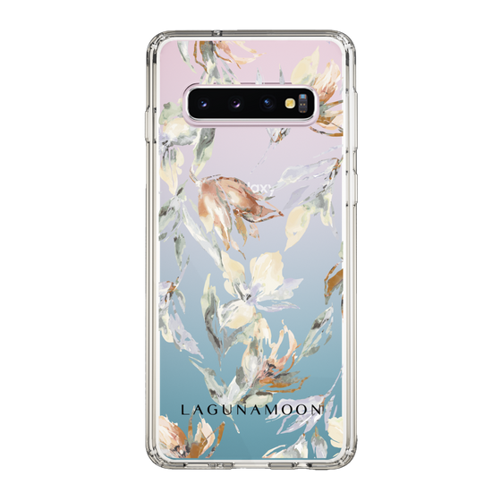 Slim Protection Case［ LAGUNAMOON - NuanceFlower - Clear ］