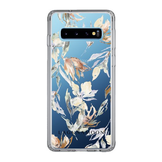 Slim Protection Case［ LAGUNAMOON - NuanceFlower - Clear ］