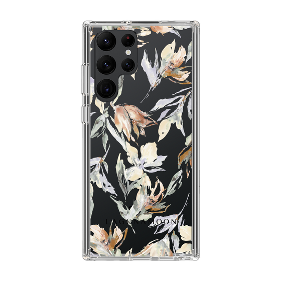 Slim Protection Case［ LAGUNAMOON - NuanceFlower - Clear ］