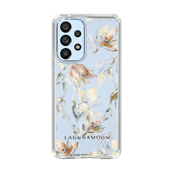 Slim Protection Case［ LAGUNAMOON - NuanceFlower - Clear ］