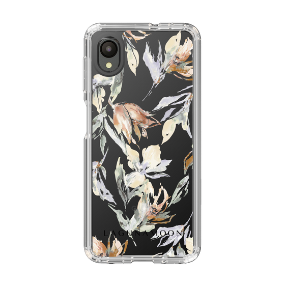 Slim Protection Case［ LAGUNAMOON - NuanceFlower - Clear ］