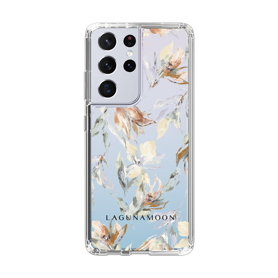 Slim Protection Case［ LAGUNAMOON - NuanceFlower - Clear ］