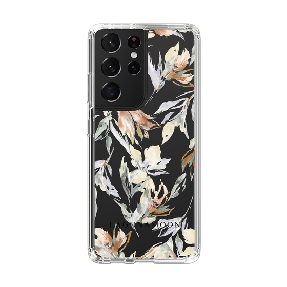 Slim Protection Case［ LAGUNAMOON - NuanceFlower - Clear ］