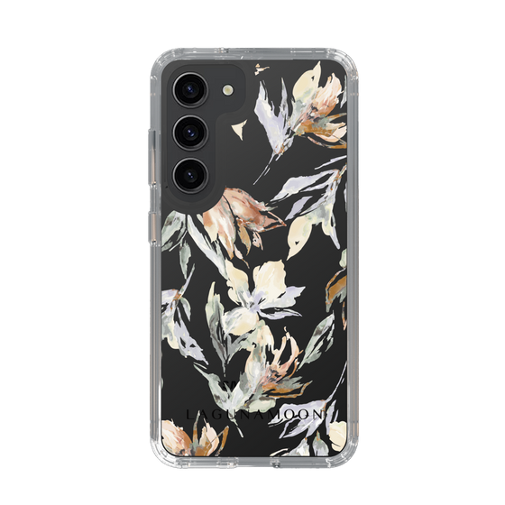 Slim Protection Case［ LAGUNAMOON - NuanceFlower - Clear ］