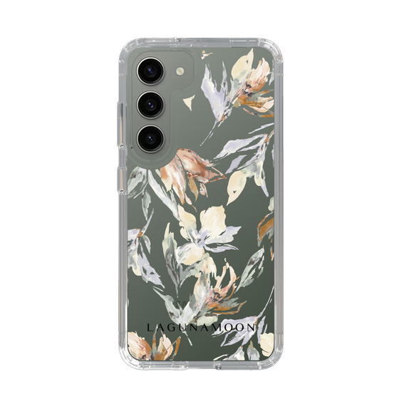 Slim Protection Case［ LAGUNAMOON - NuanceFlower - Clear ］